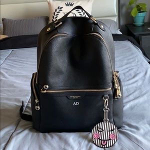 Henri Bendel Leather Travel Backpack